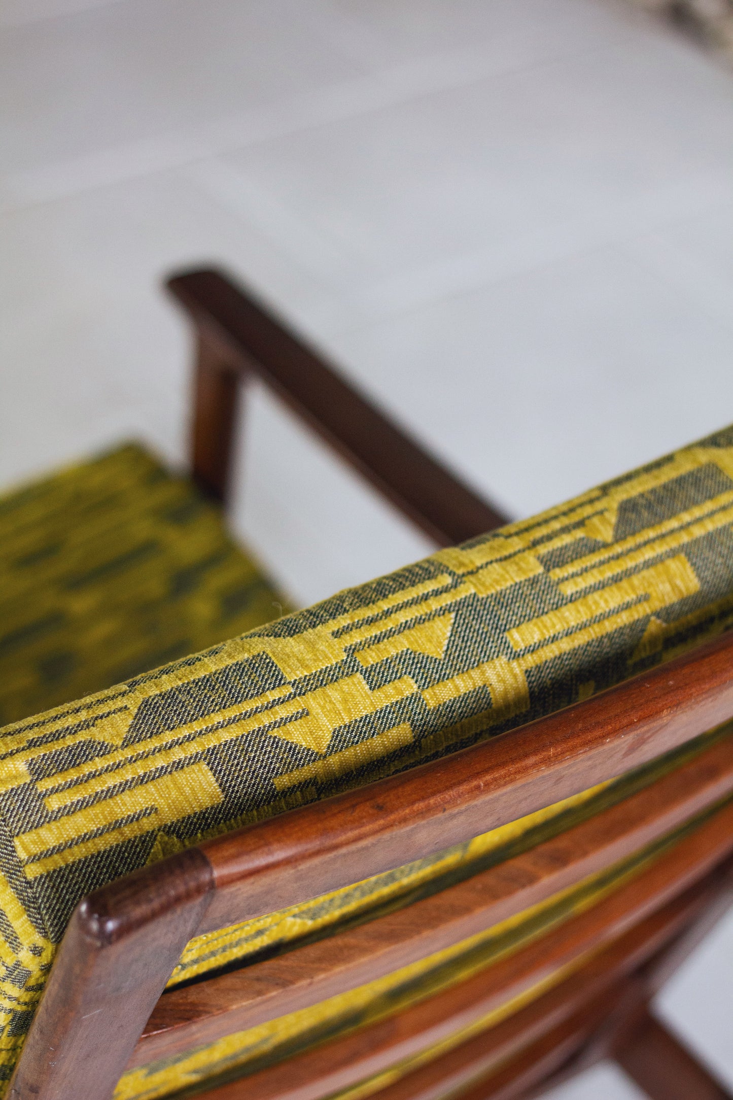 Fauteuil scandinave danois vintage en teck, 1960