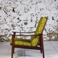 Fauteuil scandinave danois vintage en teck, 1960