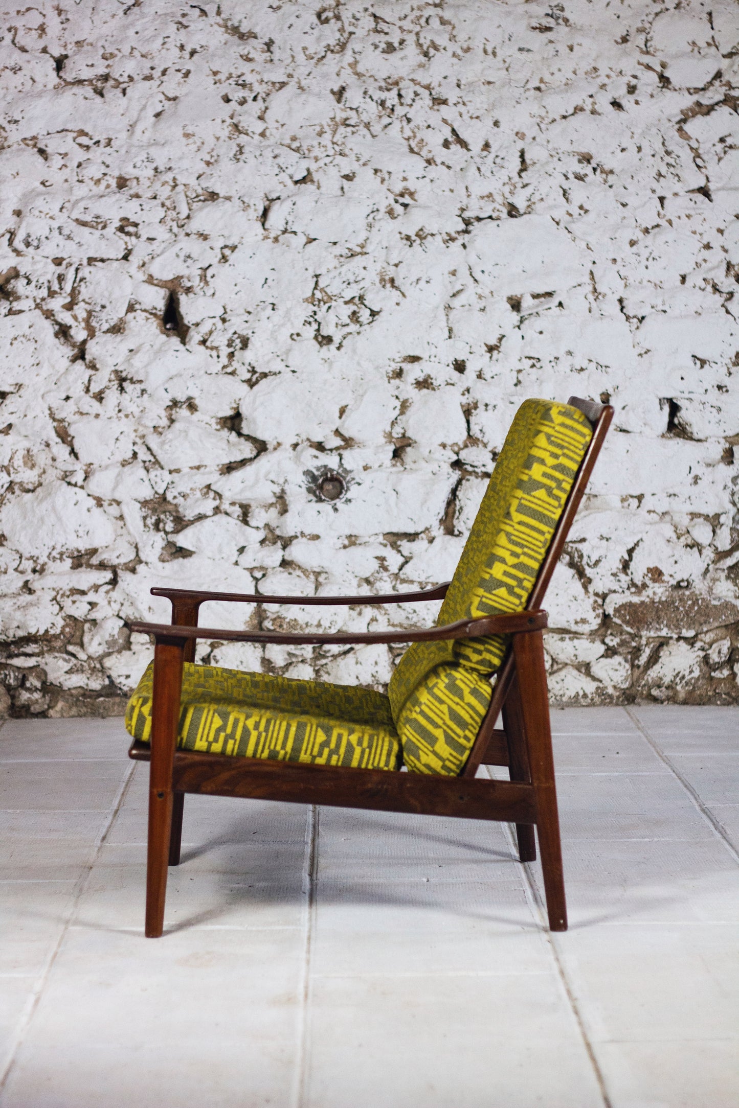 Fauteuil scandinave danois vintage en teck, 1960