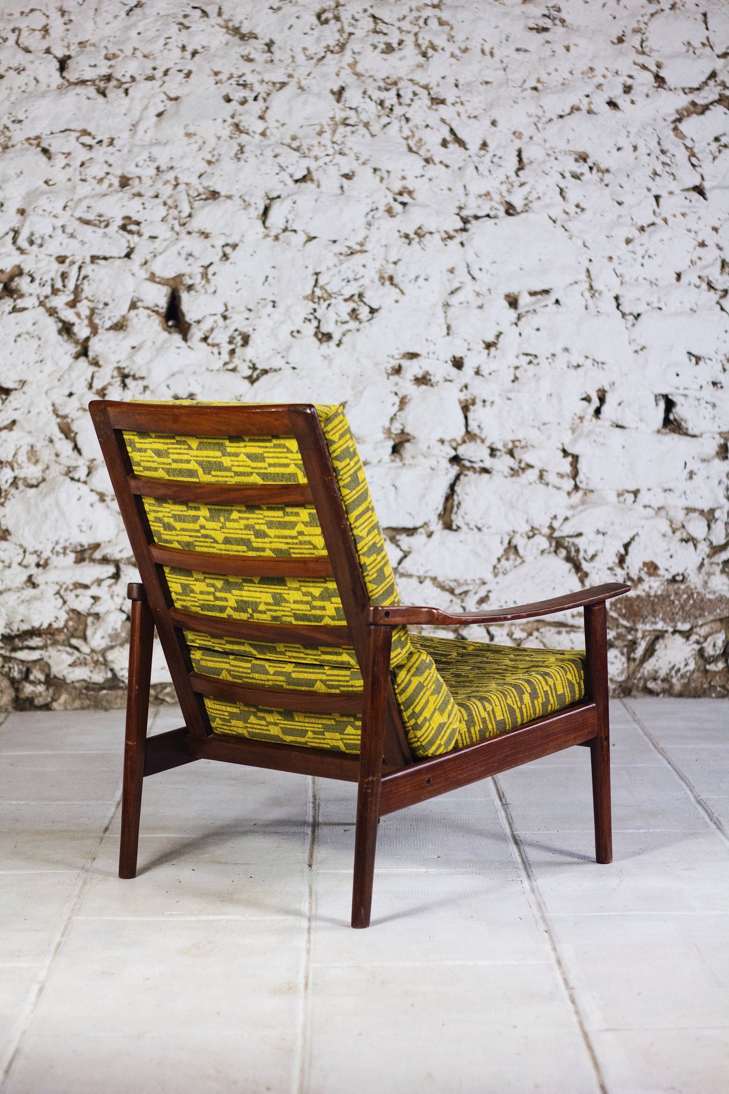 Fauteuil scandinave danois vintage en teck, 1960