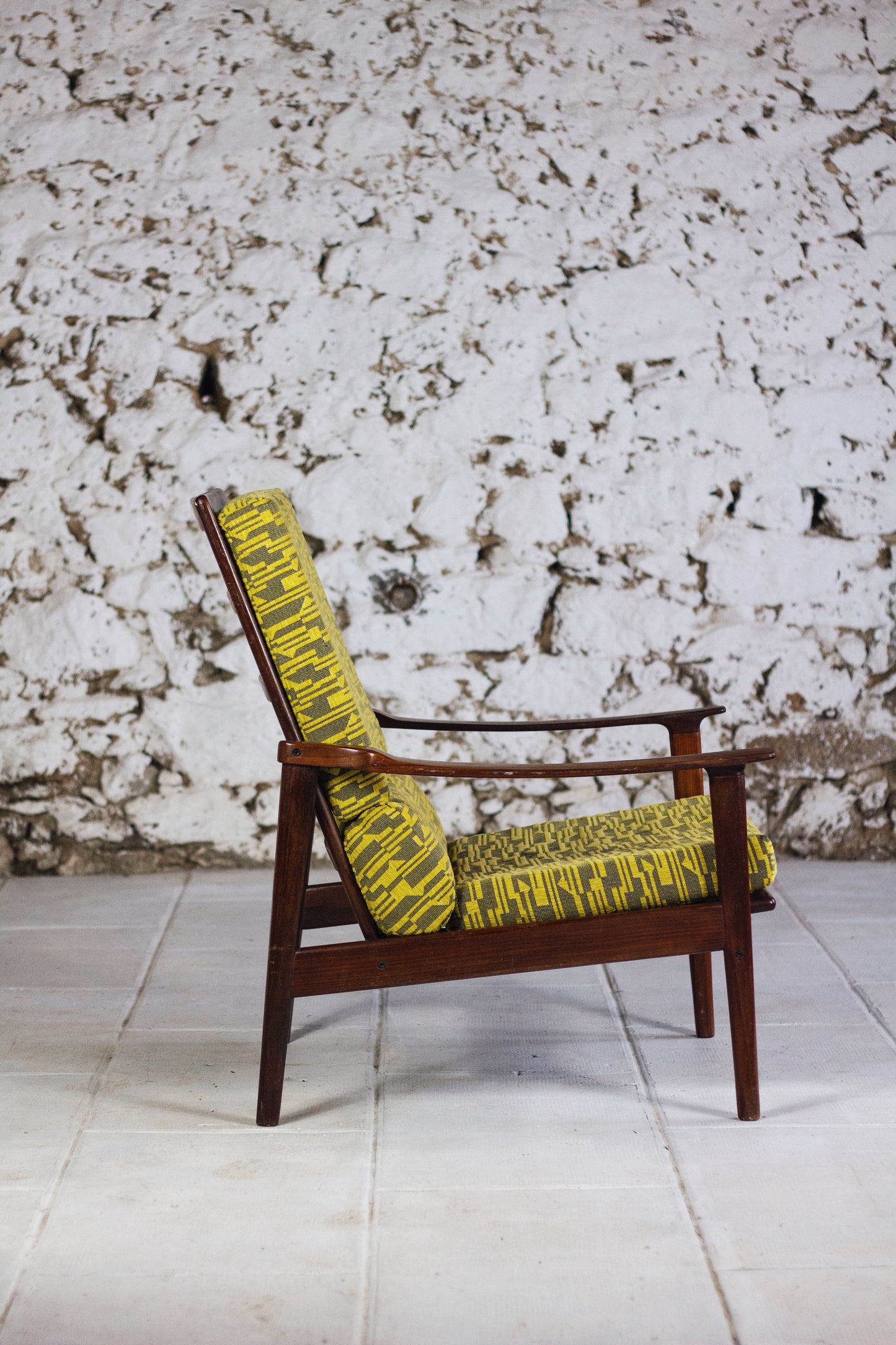 Fauteuil scandinave danois vintage en teck, 1960