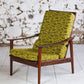 Fauteuil scandinave danois vintage en teck, 1960