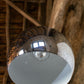 Lampadaire arc en chrome et marbre, 1970