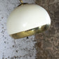 Lampadaire arc par Harvey Guzzini en laiton, 1970