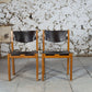 Chaises brutalistes Maison Regain, 1960