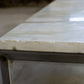 Table basse en marbre italien et chrome, 1970
