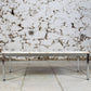 Table basse en marbre italien et chrome, 1970