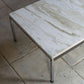 Table basse en marbre italien et chrome, 1970