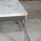 Table basse en marbre italien et chrome, 1970