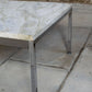 Table basse en marbre italien et chrome, 1970
