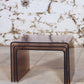 Trois tables gigognes en plexiglas fumé, 1970