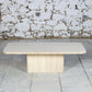Table basse travertin italien, 1980