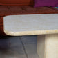 Table basse travertin italien, 1980
