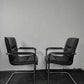 Fauteuil cantilever skaï, 1970