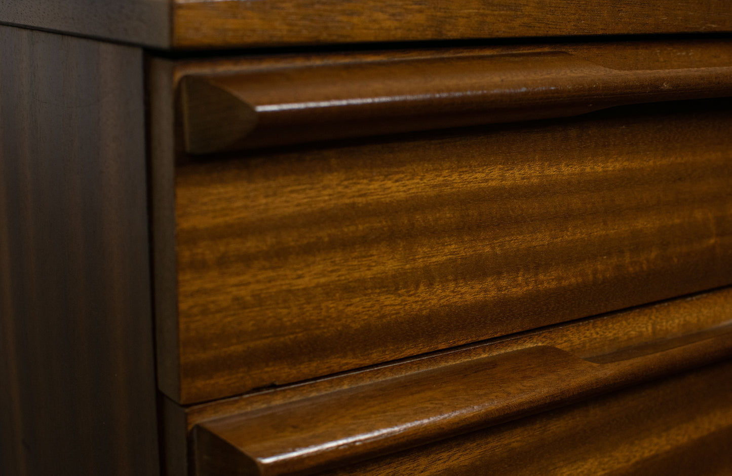 Console en teck mid-century, AVALON, 1960