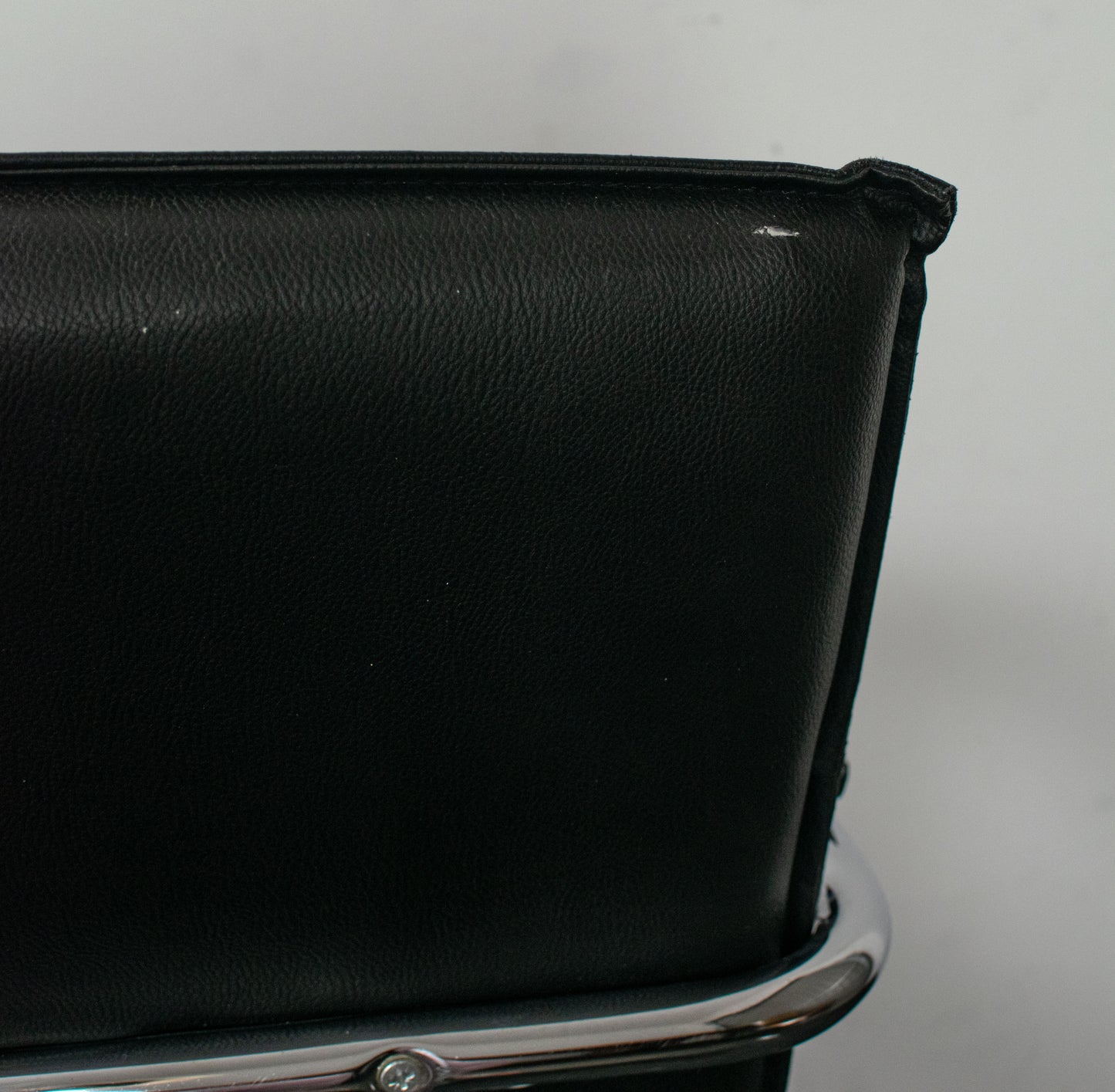 Fauteuil cantilever skaï, 1970