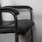 Fauteuil cantilever skaï, 1970