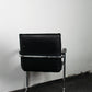 Fauteuil cantilever skaï, 1970